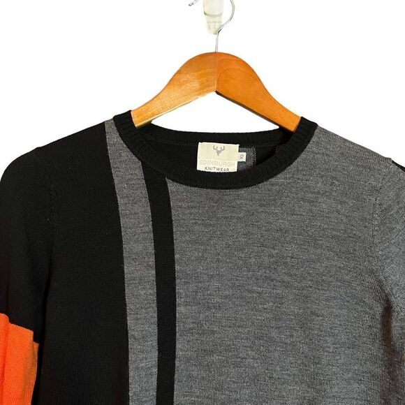 Edinburgh‎ knit wear 100% wool patterned sweater - Picture 2 of 9